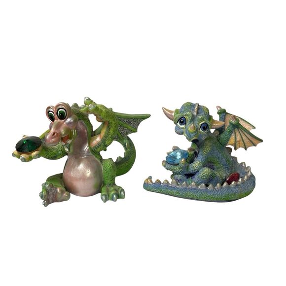 Lot 4 Franklin Mint MOOD DRAGONS Limited Edition Figurines Lucky Cocky Coy Gloom - Picture 10 of 15